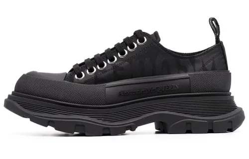 Alexander McQueen Tread Slick Low top Platform Shoes Women's Black