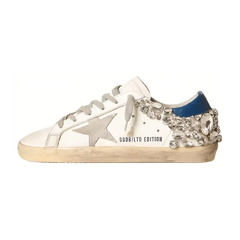 Golden Goose Super Star Leather Low top Skateboard Shoes Women's White