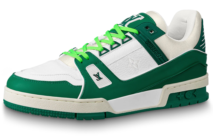 Мужские кеды Louis Vuitton Trainer (зеленые)