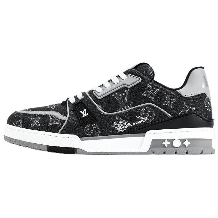 Мужские кеды Louis Vuitton Trainer (черные)
