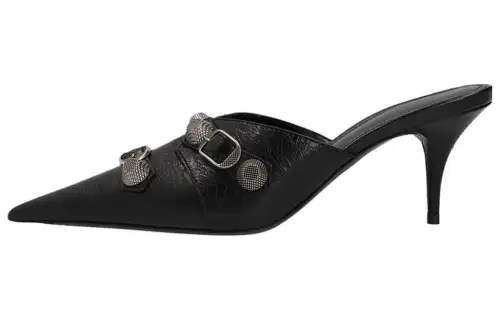 Balenciaga Cagole Pointed Toe Mules Women's
