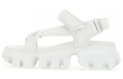 PRADA Sporty Beach Sandals Women's White