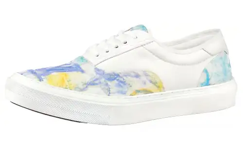 LOUIS VUITTON Trocadero Richelieu Low top Sports Skateboard Shoes Men's White Multicolor
