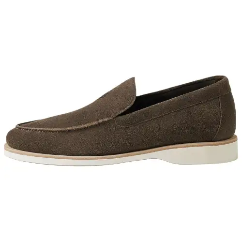 HERMES Low Casual Shoes 2.5cm Men's Umber