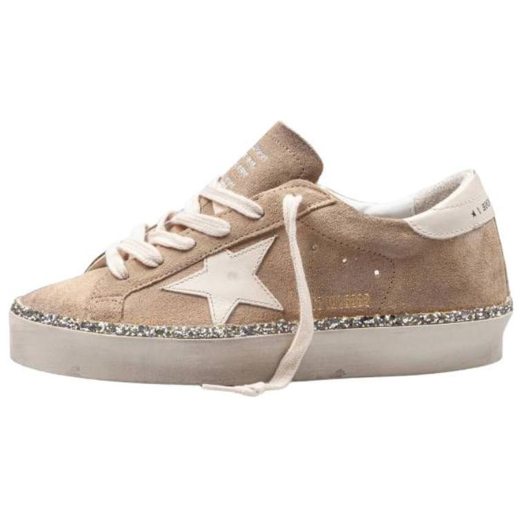 Женские кеды Golden Golden Goose Hi Star (коричневые)