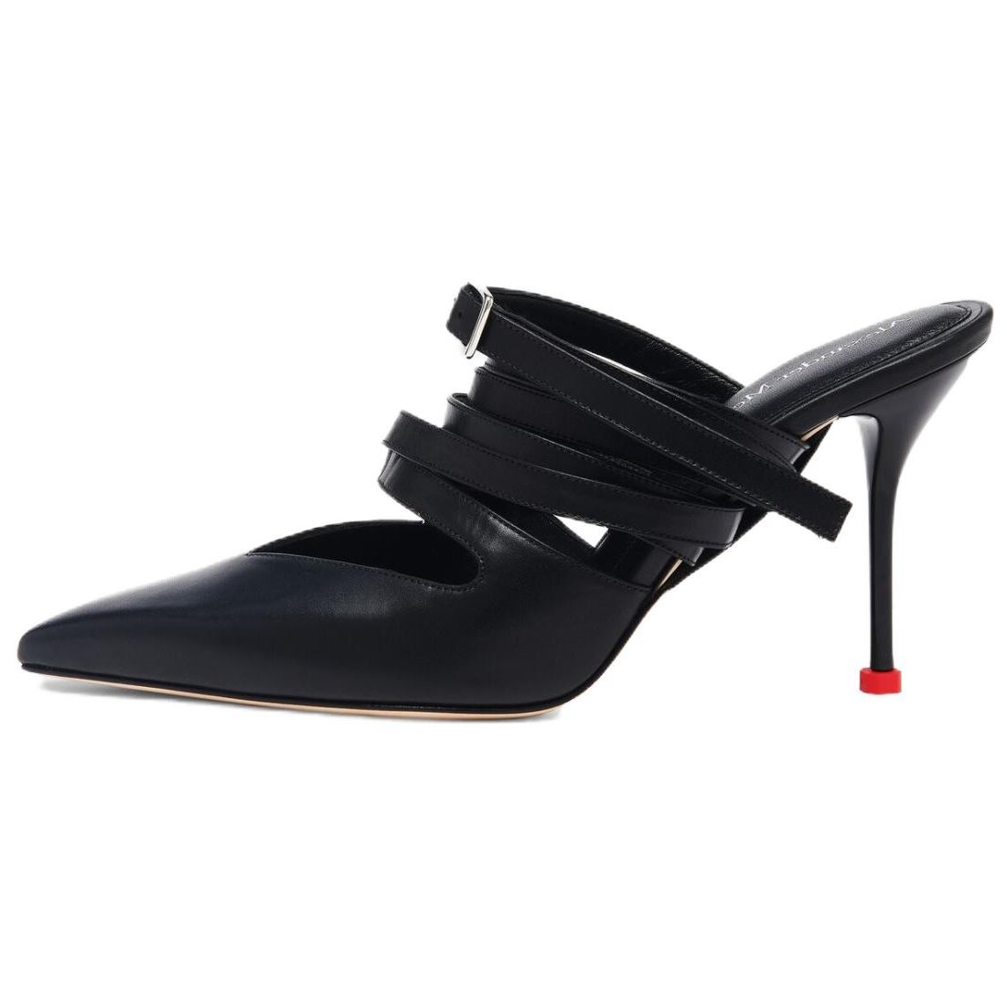 Женские сабо Alexander McQueen (черные)