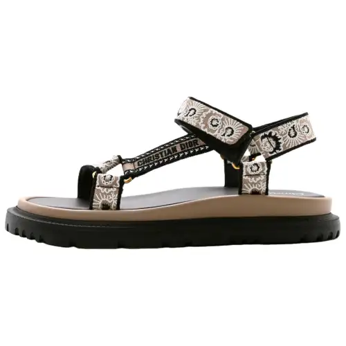DIOR Beach Sandals Women's Brown