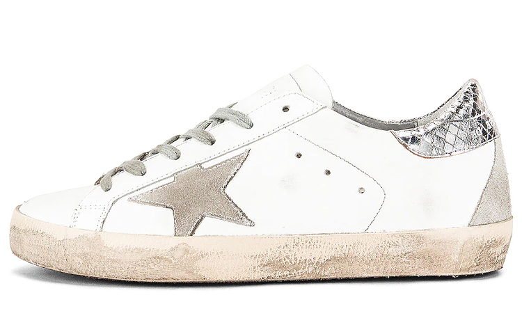 Golden Goose Super-Star Sneakers Silver Women's