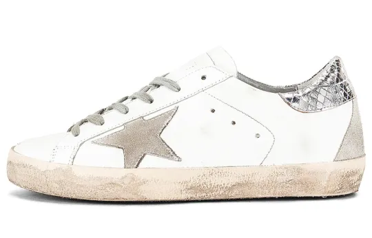 Golden Goose Super-Star Sneakers Silver Women's