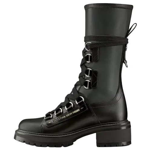 DIOR D Fight Ankle Boots Women's Black