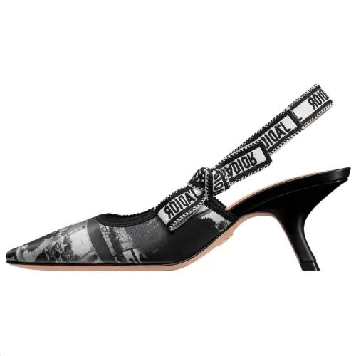 DIOR J'Adior Irregular Heel High Heels 6.5cm Women's Black