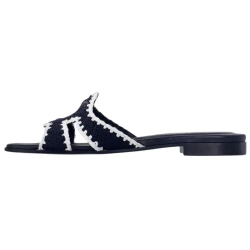 LOUIS VUITTON Isola Slide Slippers Women's Blue
