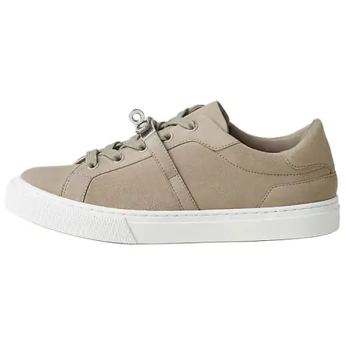 HERMES Day Low top Skateboard Shoes 3cm Women's Pebble Beige