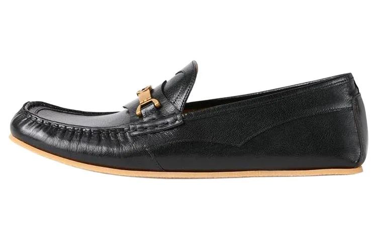 GUCCI Interlocking G Horsebit Loafers Black
