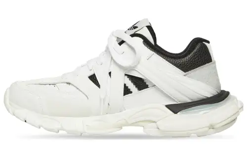 Adidas Originals x Balenciaga Track Forum Low top Chunky Sneakers Women's White Black