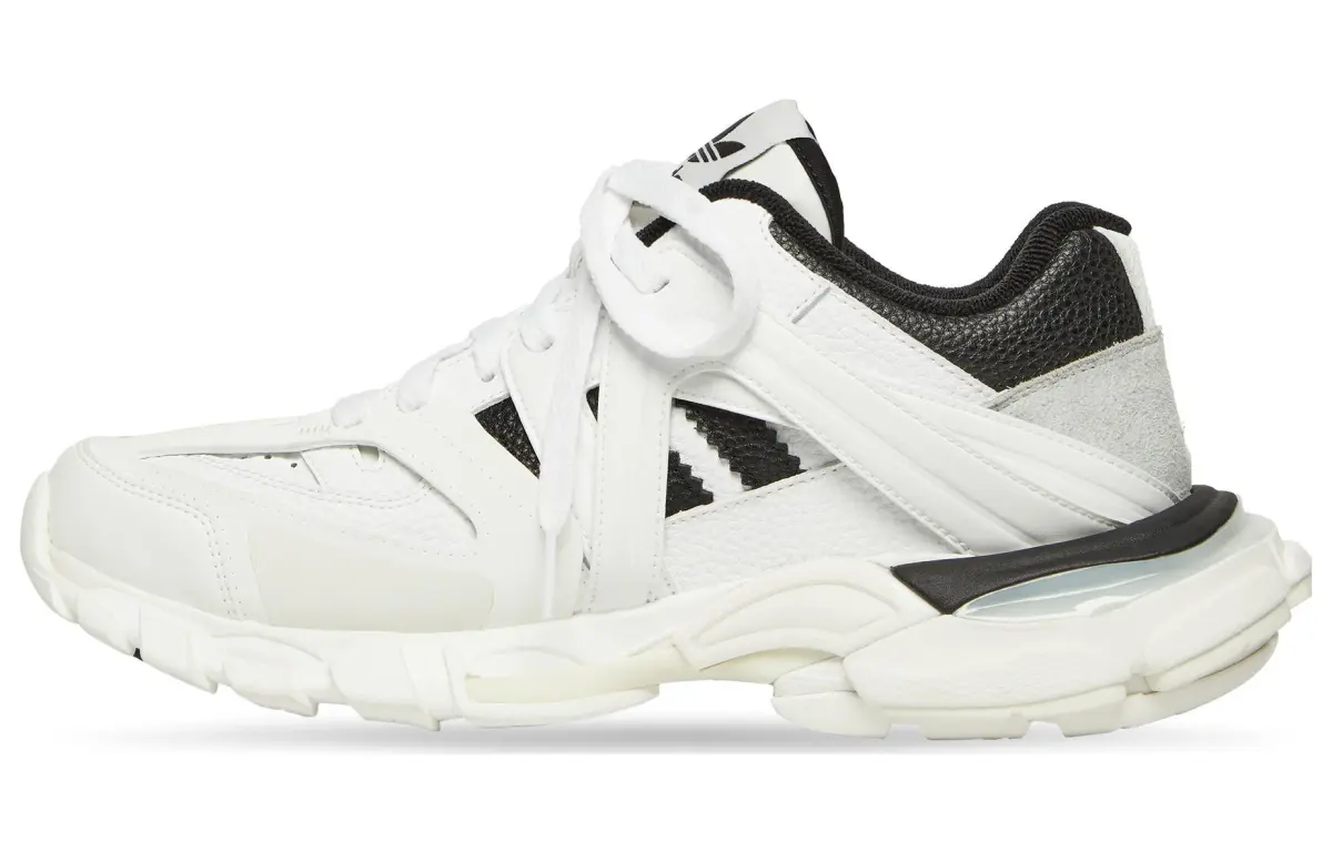 Adidas Originals x Balenciaga Track Forum Low top Chunky Sneakers Women's White Black