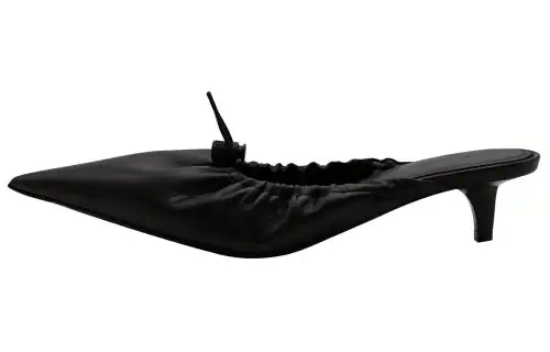 Balenciaga Knife Closed Toe Slippers Women's Black