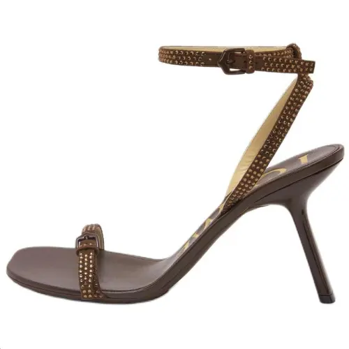LOEWE Petal One Strap Sandals 9cm Women's Brown