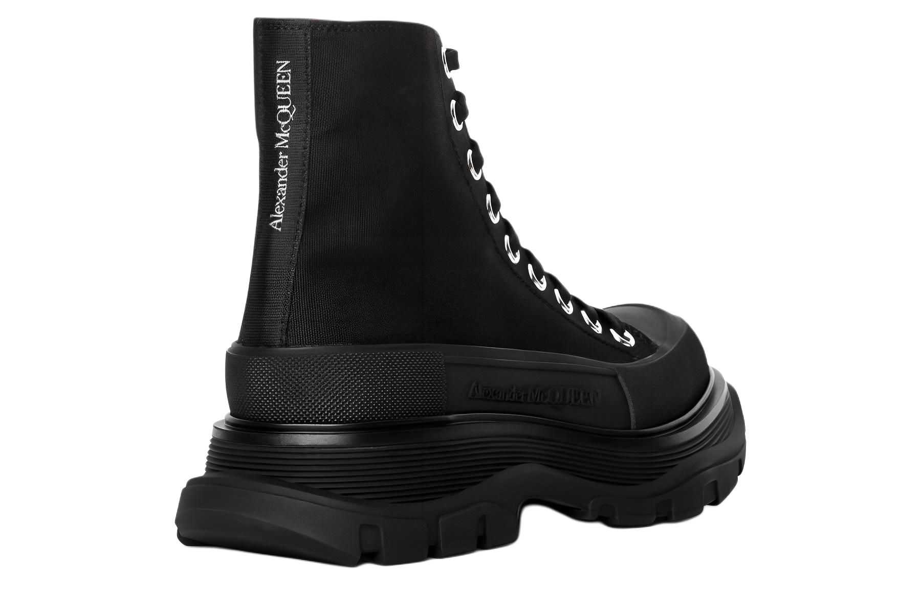Женские ботинки Alexander McQueen Tread Slick (черные) — фото 4