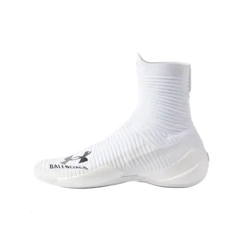 Under Armour x Balenciaga Hyper High top Casual Shoes Men's White