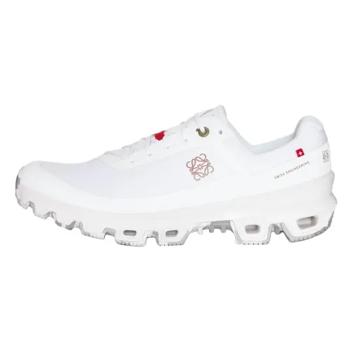 On x LOEWE Cloudventure Low top Sports Casual Shoes Men's White