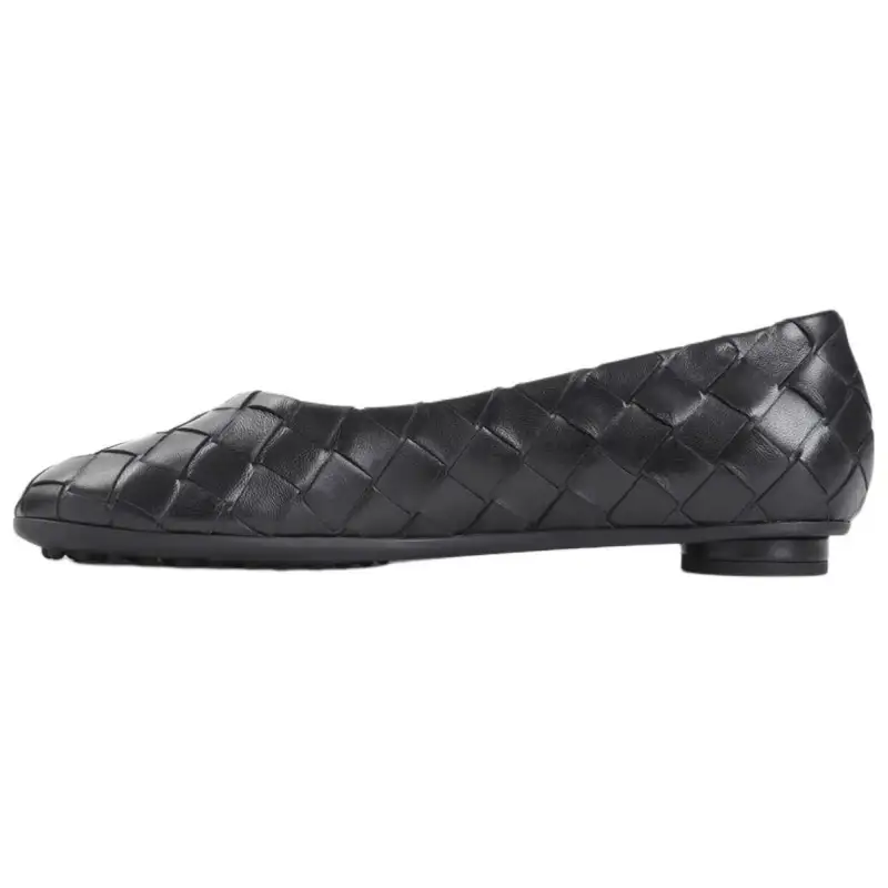 Bottega Veneta Intrecciato Slip On Ballerina Shoes Women's