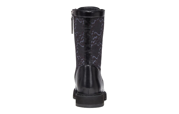 FENDI Women's Leather Biker Boot 'Black'