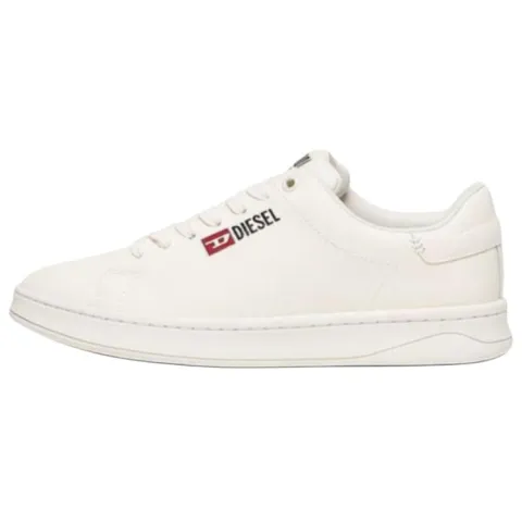 DIESEL Leather Low top Skateboard Shoes Men's White