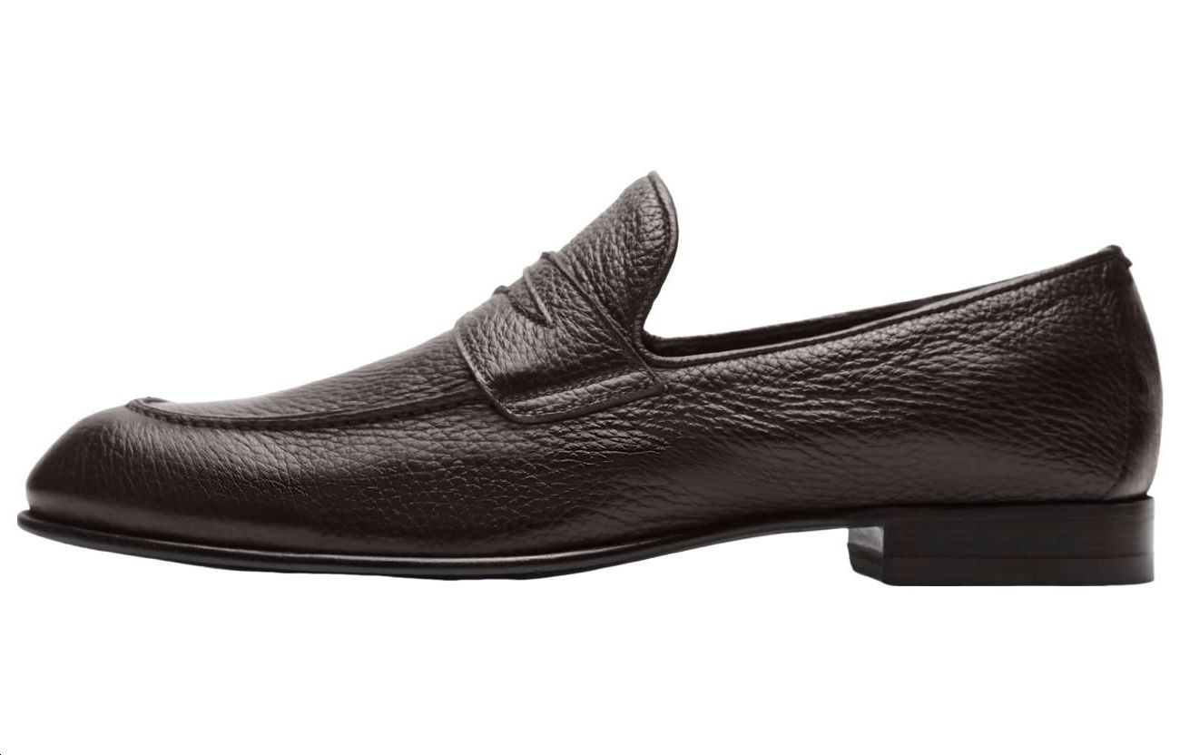 Бриони круглые ноги мужской стиль коричневый