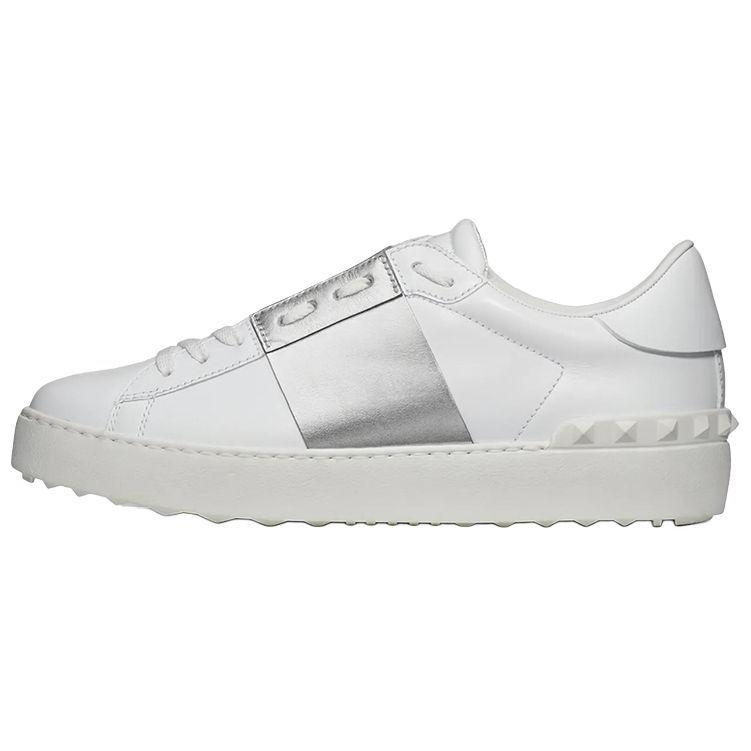 Valentino Women's Open Sneaker 'White Silver'