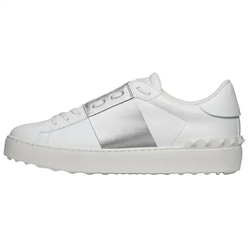 Valentino Women's Open Sneaker 'White Silver'