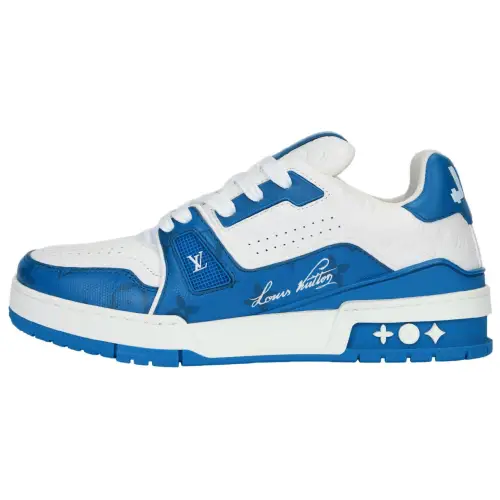 LOUIS VUITTON Lv Trainers 'White Blue'
