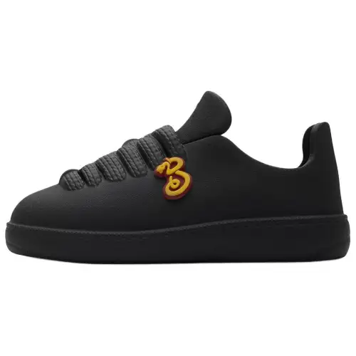 Burberry Bubble Low top Skateboard Shoes Women's Black