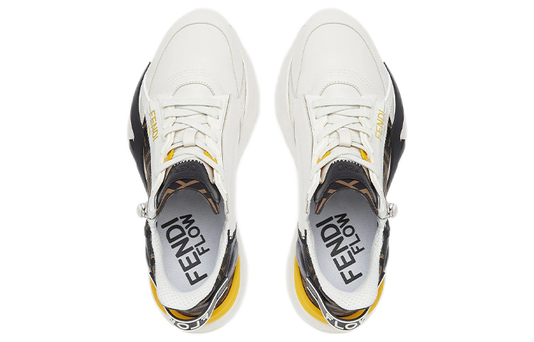FENDI Flow Low Top Black Brown