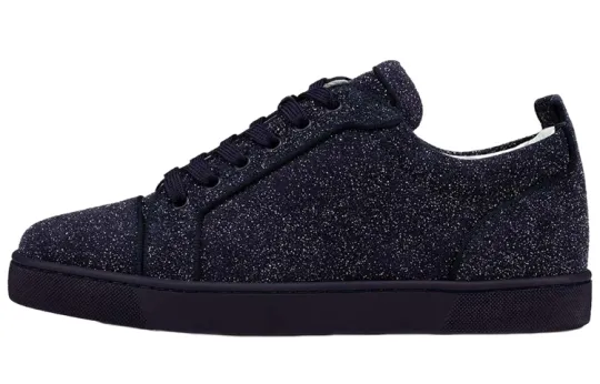 CL LUBOTING Louis Junior 1.0 Leather Low top Low top Skateboard Shoes Men's Blue