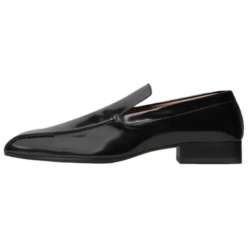 Bottega Veneta Jim Calfskin Casual Shoes Men's Black