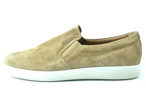 PRADA Men's Casual Shoes Men's Low Top Brown