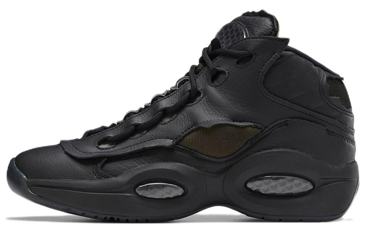 Reebok X Maison Margiela Casual Shoes Men's Mid Top Black