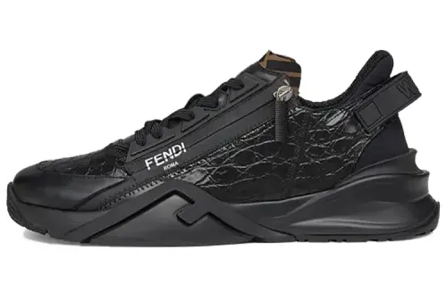 FENDI Flow Low top Casual Shoes Men's Black