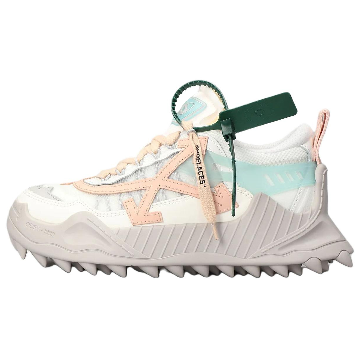 OFF WHITE Odsy 1000 Grey Powder Pink Women's