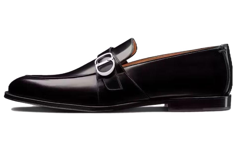 DIOR Dior Dior Timeless CD decorative buckle loafers casual shoes men's black
