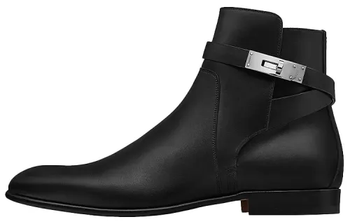 HERMES Neo Ankle Boots Men's Black