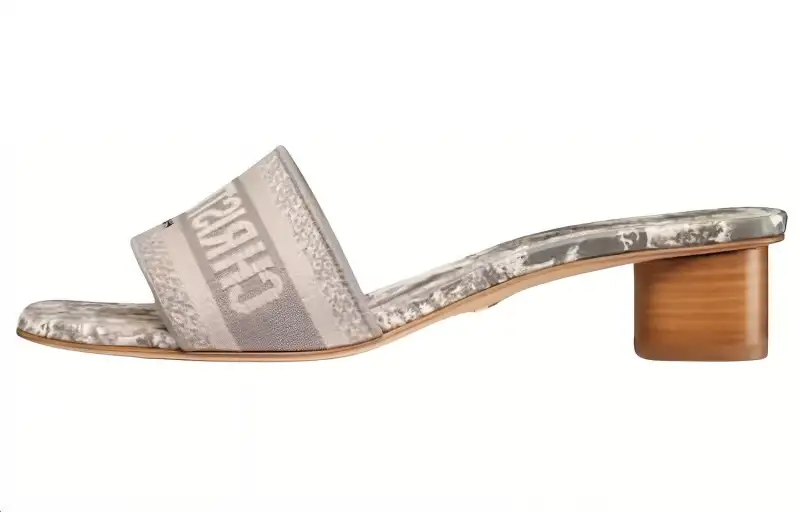 DIOR Dway Antibacterial Slide Slippers Women's Gray