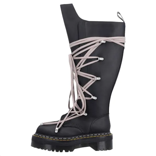RICK OWENS/RO Dr. Martens Collaboration 1460 Knee high Boots Women's Black