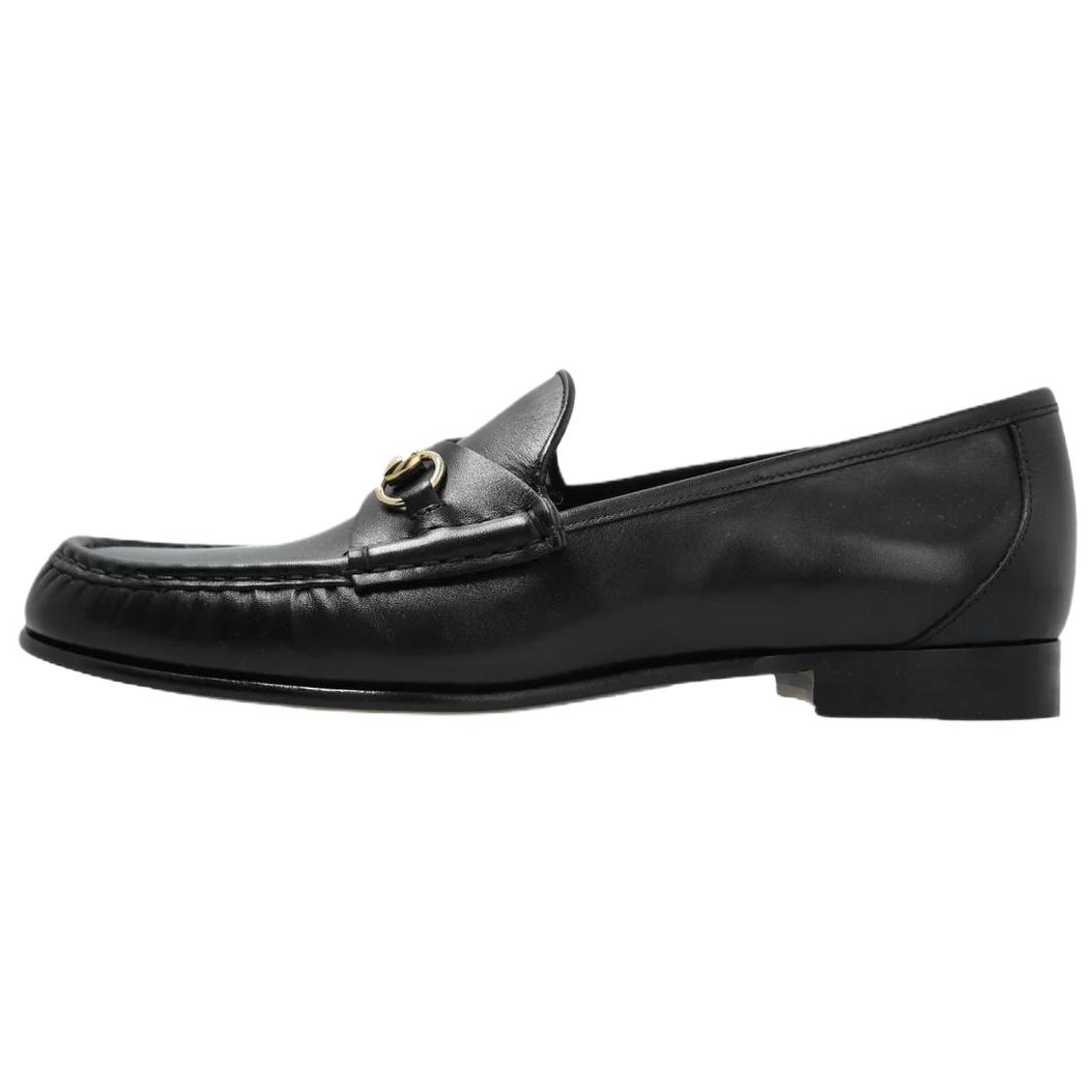 GUCCI Horsebit 1953 Casual Shoes 1.5cm Women's Black