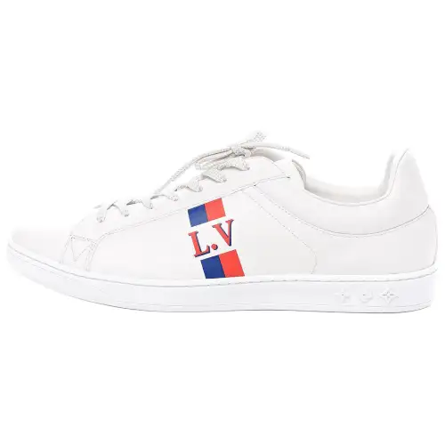 LOUIS VUITTON Luxembourg Low top Skateboard Shoes Men's White