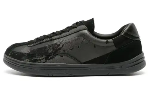 STONE ISLAND Rock Logo-appliqué Suede-panelled Sneakers