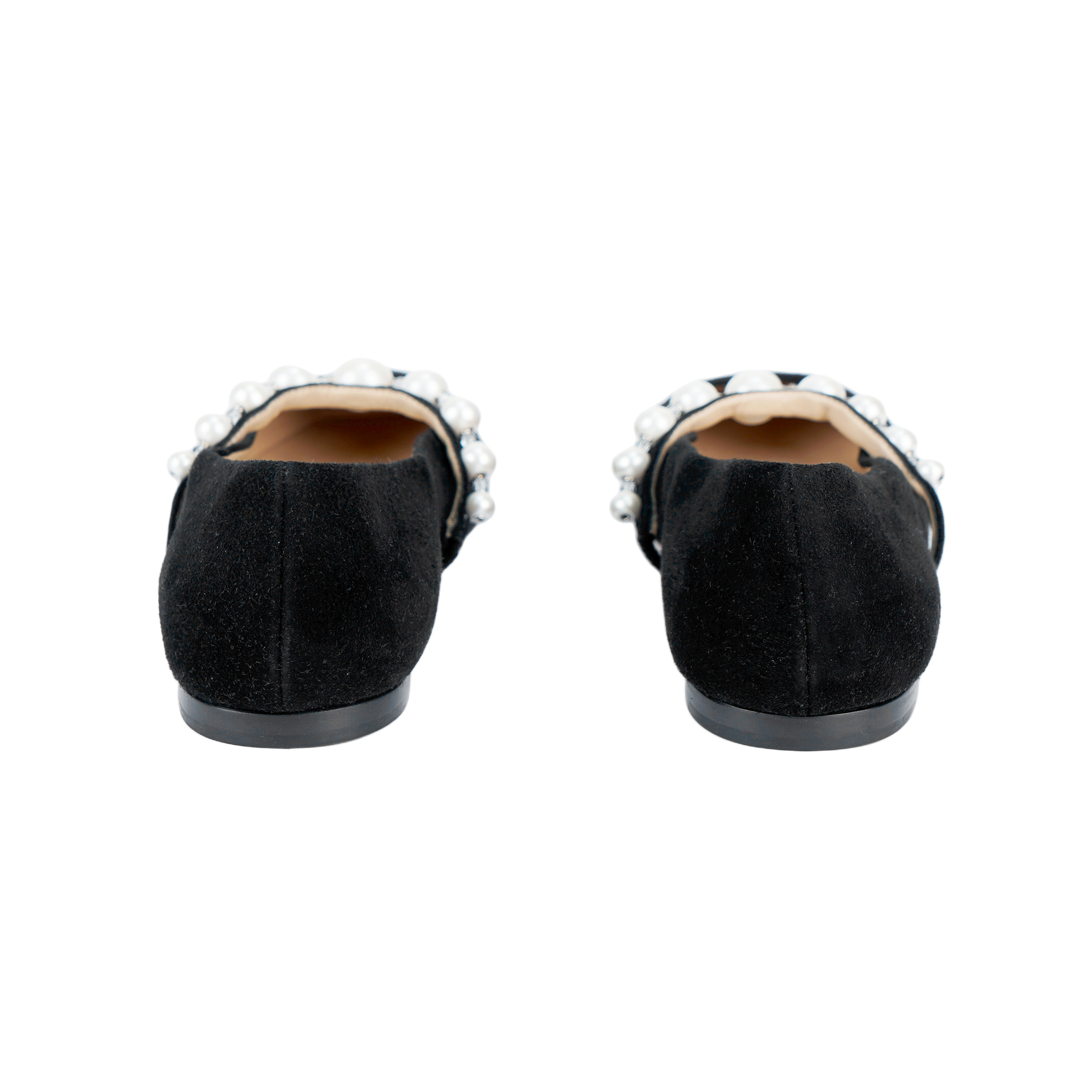 Jimmy Choo Ade Square-toe Ballerina Shoes