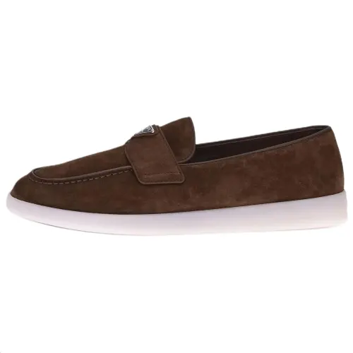 PRADA Loafers Men's Brown