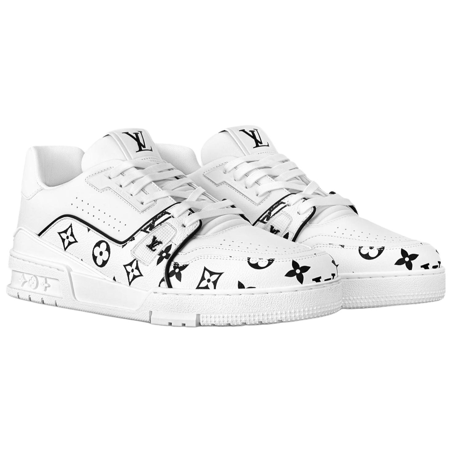 Мужские кеды Louis Vuitton Trainer (белые) — фото 2